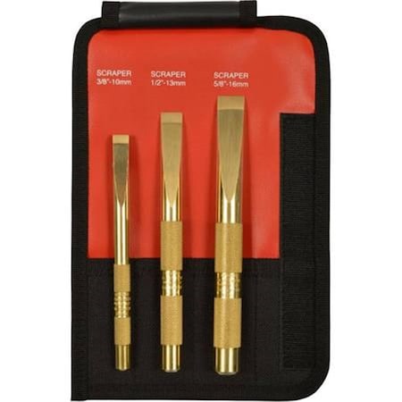 Defenseguard Brass Scraper Set - 3 Piece DE3584450